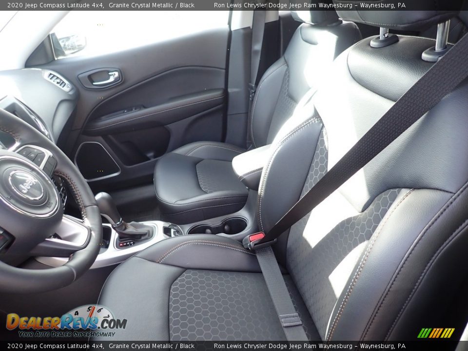 2020 Jeep Compass Latitude 4x4 Granite Crystal Metallic / Black Photo #13
