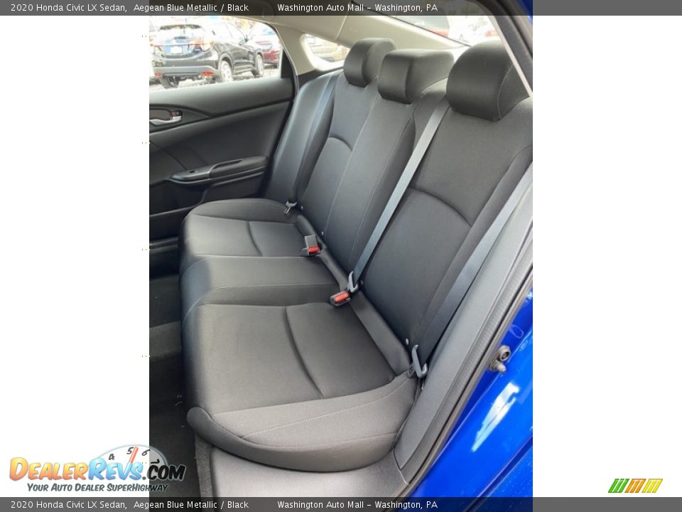 2020 Honda Civic LX Sedan Aegean Blue Metallic / Black Photo #18