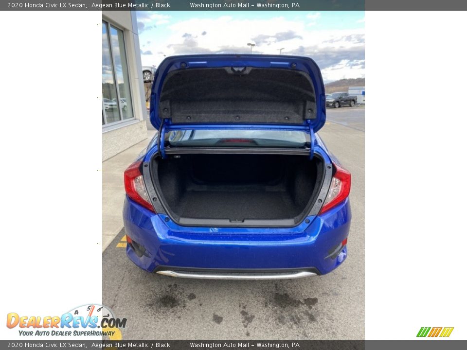 2020 Honda Civic LX Sedan Aegean Blue Metallic / Black Photo #20