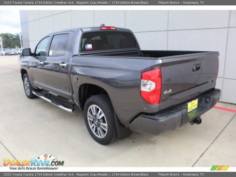 2020 Toyota Tundra 1794 Edition CrewMax 4x4 Magnetic Gray Metallic / 1794 Edition Brown/Black Photo #6
