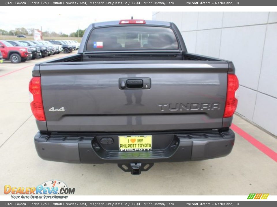 2020 Toyota Tundra 1794 Edition CrewMax 4x4 Magnetic Gray Metallic / 1794 Edition Brown/Black Photo #7