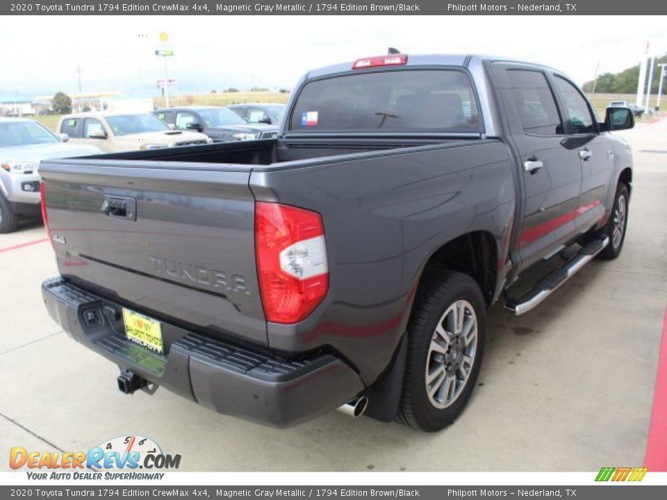 2020 Toyota Tundra 1794 Edition CrewMax 4x4 Magnetic Gray Metallic / 1794 Edition Brown/Black Photo #8