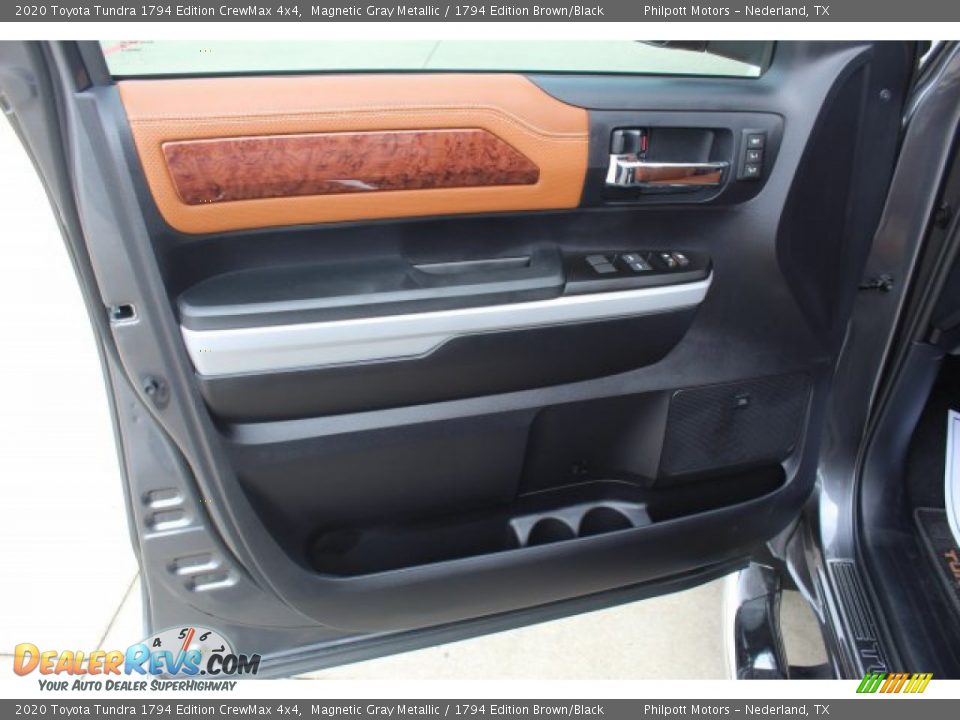 2020 Toyota Tundra 1794 Edition CrewMax 4x4 Magnetic Gray Metallic / 1794 Edition Brown/Black Photo #9