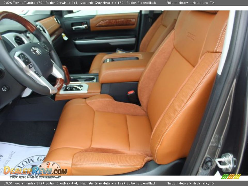 2020 Toyota Tundra 1794 Edition CrewMax 4x4 Magnetic Gray Metallic / 1794 Edition Brown/Black Photo #10