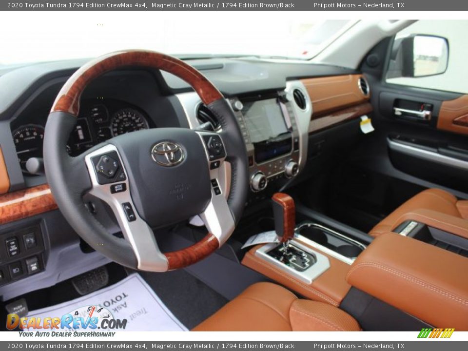 2020 Toyota Tundra 1794 Edition CrewMax 4x4 Magnetic Gray Metallic / 1794 Edition Brown/Black Photo #12