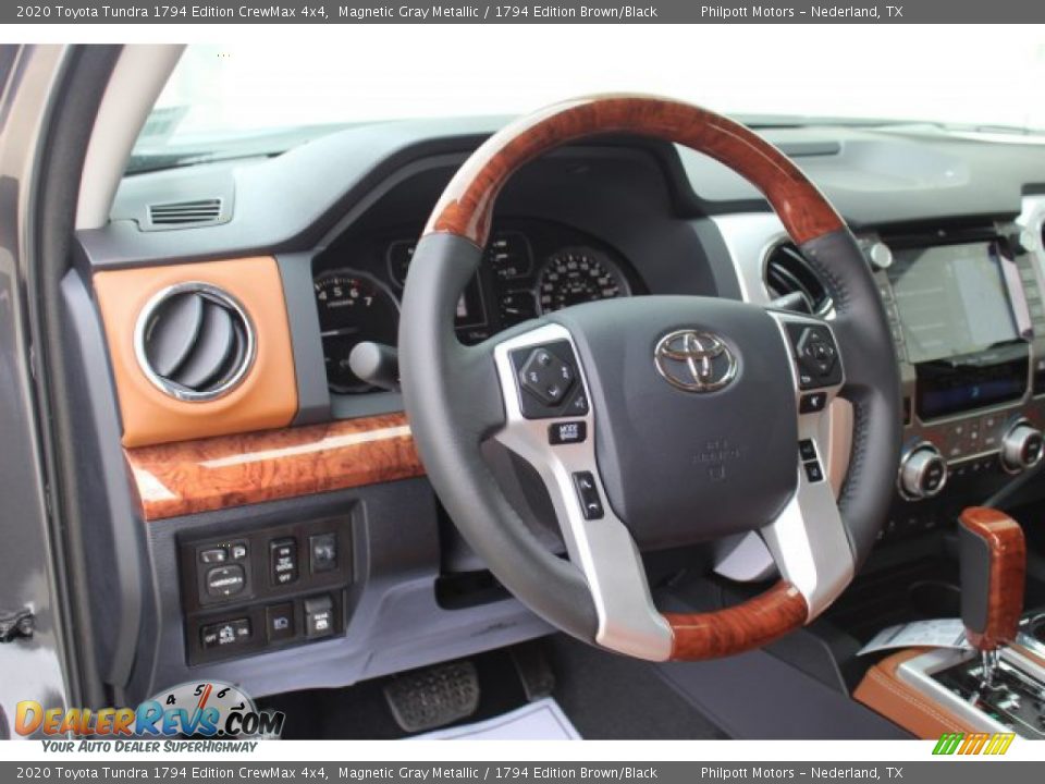 2020 Toyota Tundra 1794 Edition CrewMax 4x4 Magnetic Gray Metallic / 1794 Edition Brown/Black Photo #13