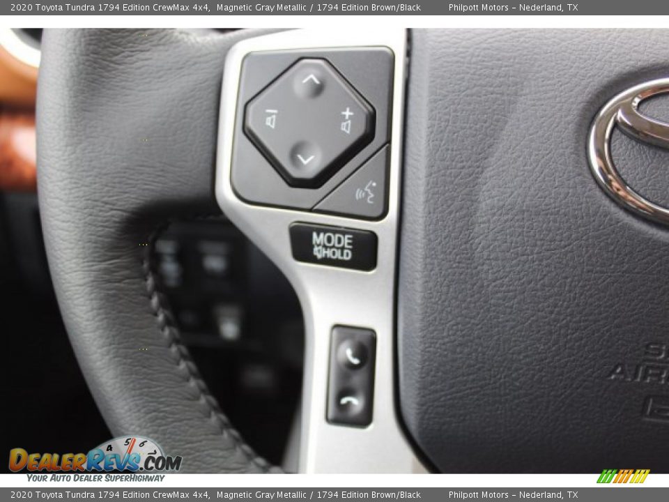 2020 Toyota Tundra 1794 Edition CrewMax 4x4 Magnetic Gray Metallic / 1794 Edition Brown/Black Photo #14