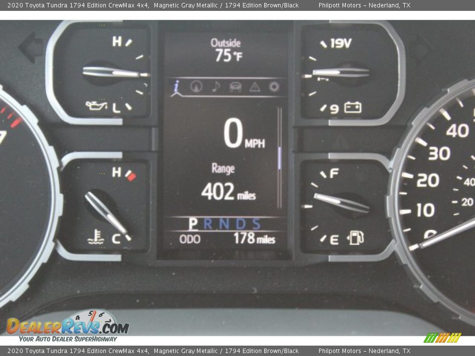 2020 Toyota Tundra 1794 Edition CrewMax 4x4 Magnetic Gray Metallic / 1794 Edition Brown/Black Photo #17