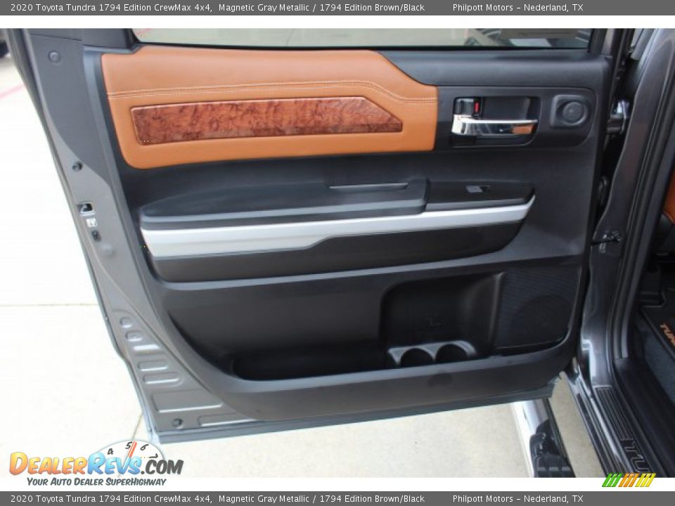 2020 Toyota Tundra 1794 Edition CrewMax 4x4 Magnetic Gray Metallic / 1794 Edition Brown/Black Photo #22