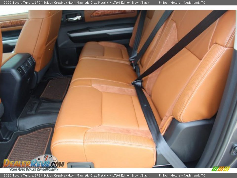 2020 Toyota Tundra 1794 Edition CrewMax 4x4 Magnetic Gray Metallic / 1794 Edition Brown/Black Photo #23