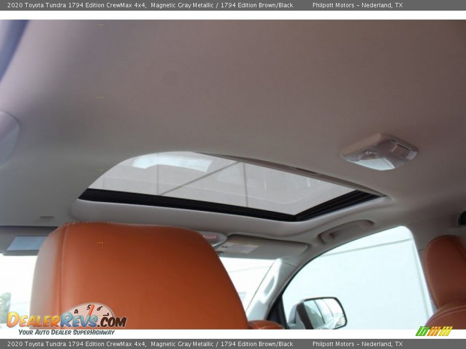 2020 Toyota Tundra 1794 Edition CrewMax 4x4 Magnetic Gray Metallic / 1794 Edition Brown/Black Photo #24