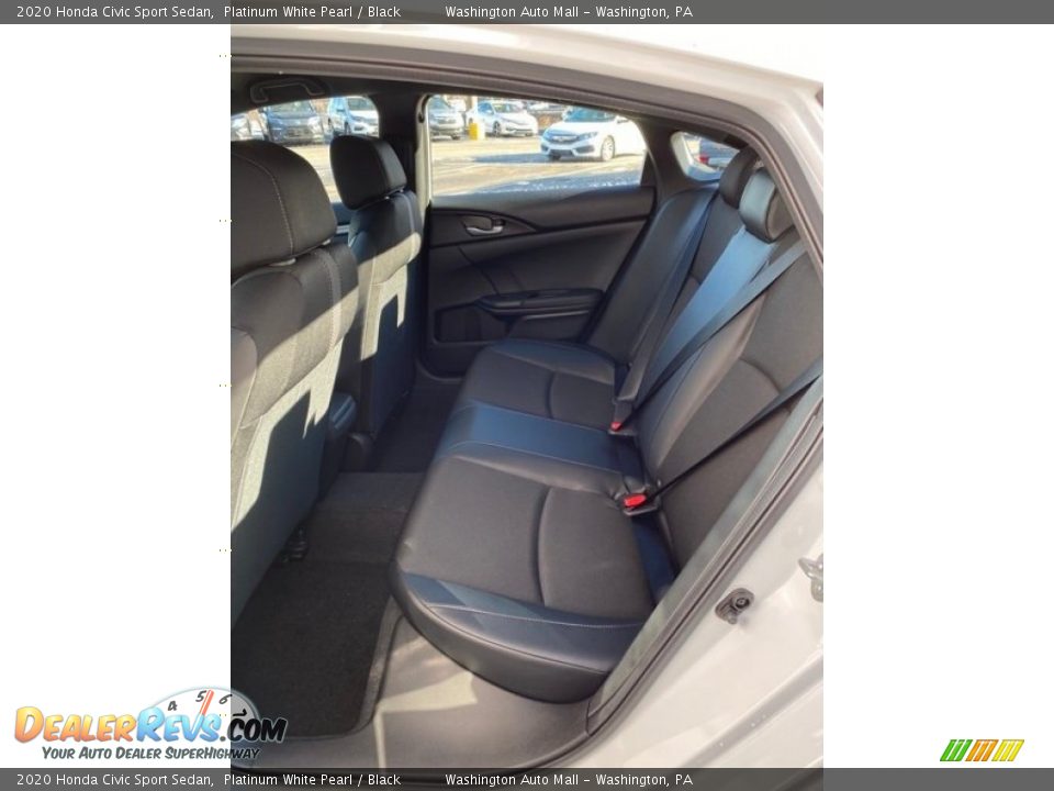 2020 Honda Civic Sport Sedan Platinum White Pearl / Black Photo #19