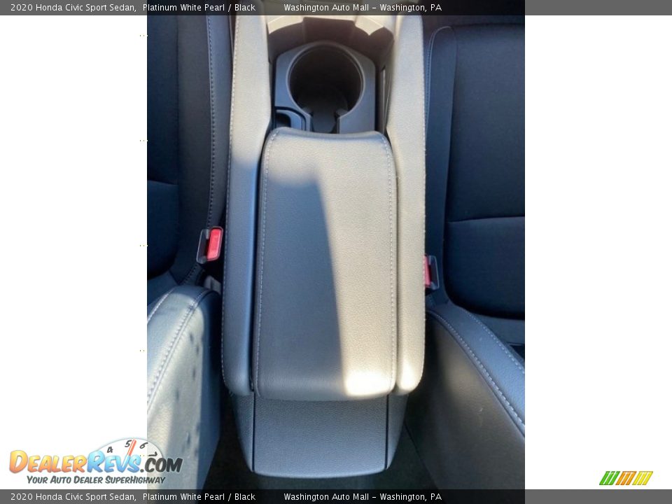 2020 Honda Civic Sport Sedan Platinum White Pearl / Black Photo #31
