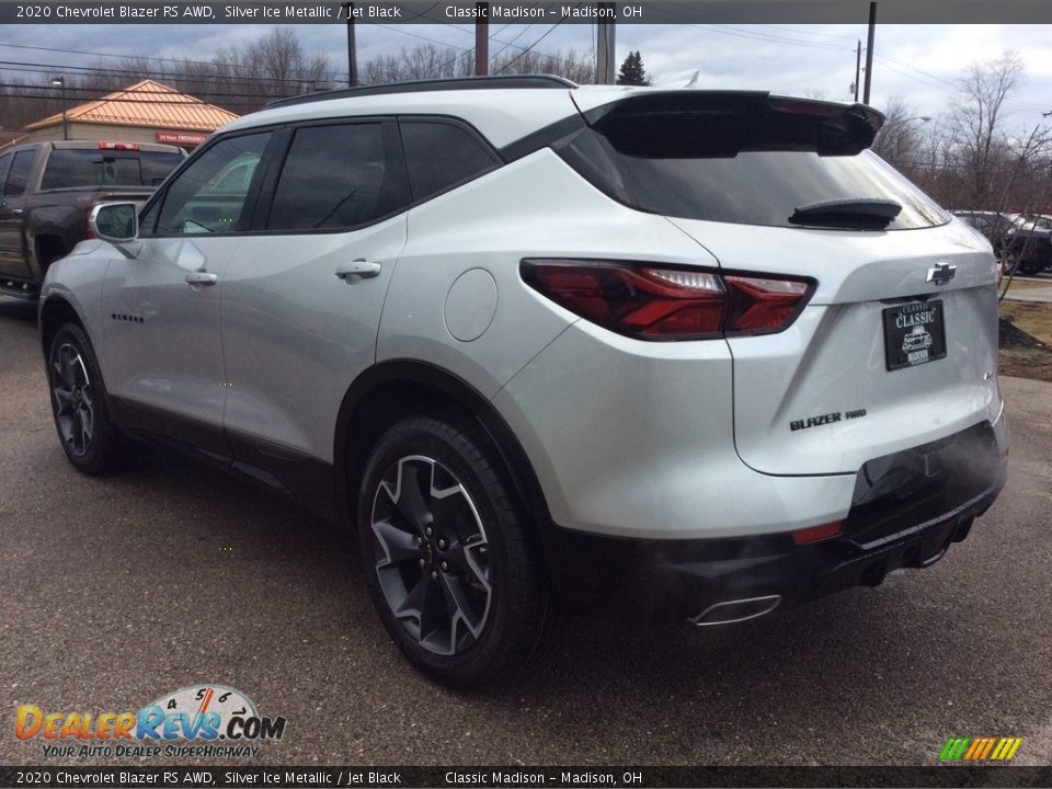 2020 Chevrolet Blazer RS AWD Silver Ice Metallic / Jet Black Photo #7