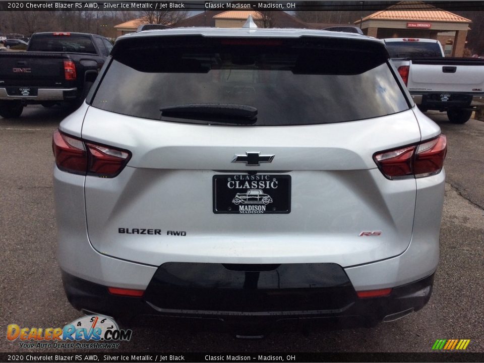 2020 Chevrolet Blazer RS AWD Silver Ice Metallic / Jet Black Photo #8
