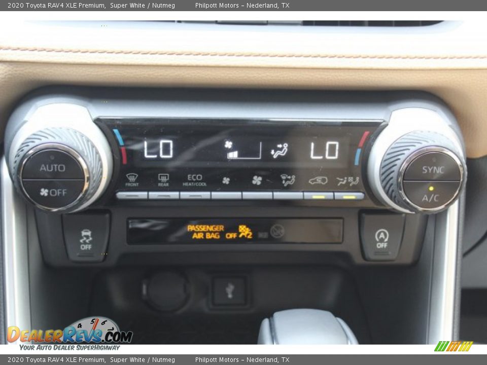 2020 Toyota RAV4 XLE Premium Super White / Nutmeg Photo #17