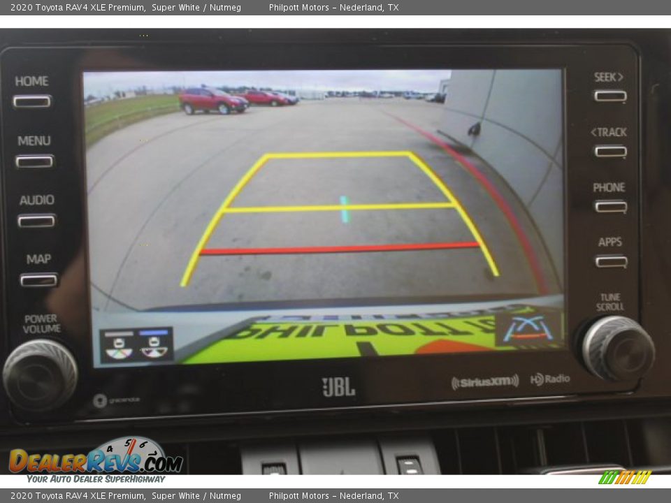 2020 Toyota RAV4 XLE Premium Super White / Nutmeg Photo #18