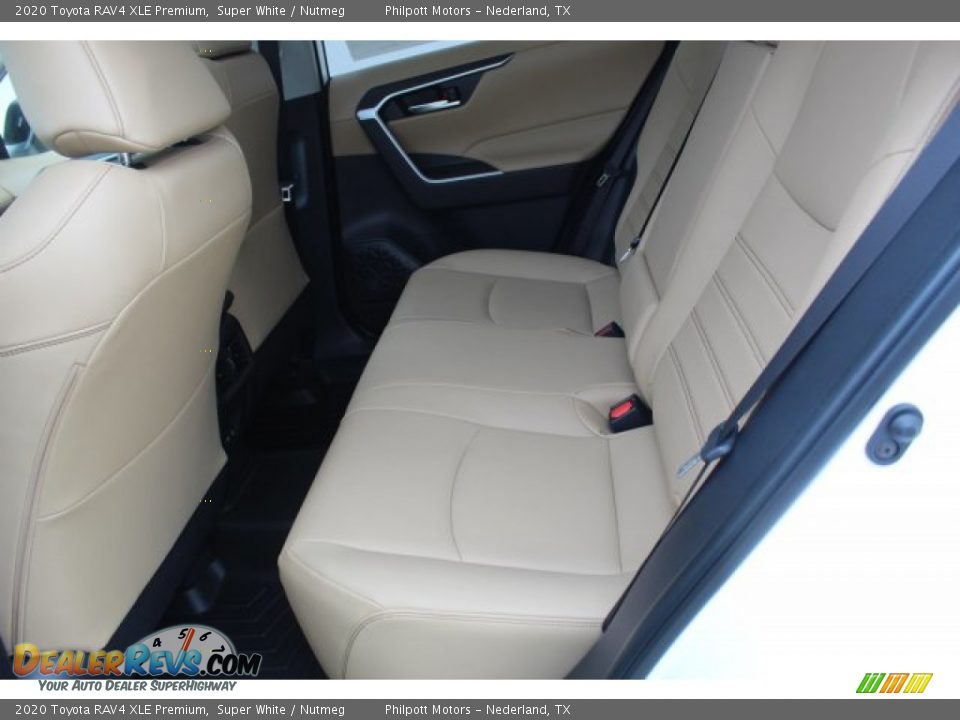2020 Toyota RAV4 XLE Premium Super White / Nutmeg Photo #20