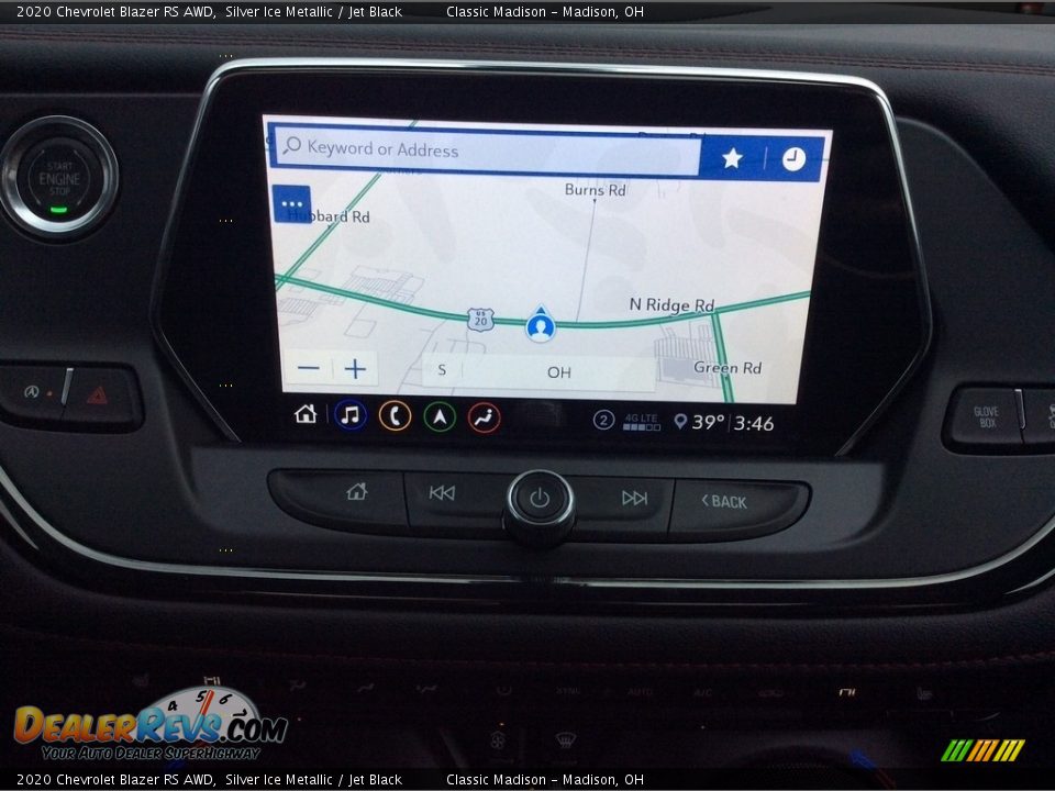 Navigation of 2020 Chevrolet Blazer RS AWD Photo #20
