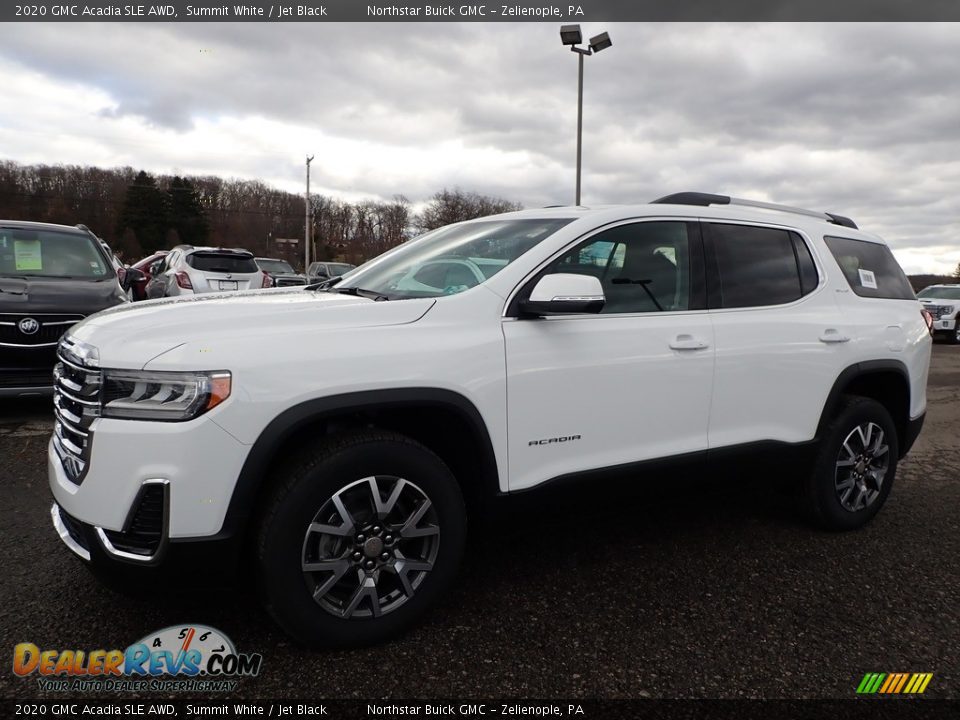 2020 GMC Acadia SLE AWD Summit White / Jet Black Photo #1