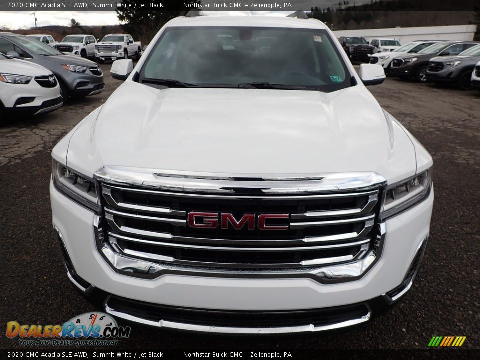 2020 GMC Acadia SLE AWD Summit White / Jet Black Photo #2