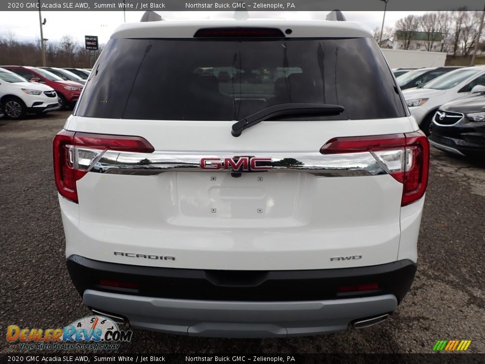 2020 GMC Acadia SLE AWD Summit White / Jet Black Photo #6