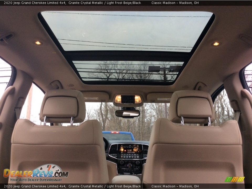 2020 Jeep Grand Cherokee Limited 4x4 Granite Crystal Metallic / Light Frost Beige/Black Photo #19