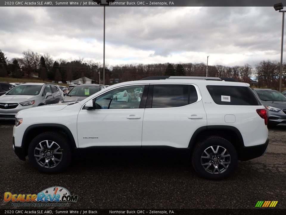 2020 GMC Acadia SLE AWD Summit White / Jet Black Photo #9