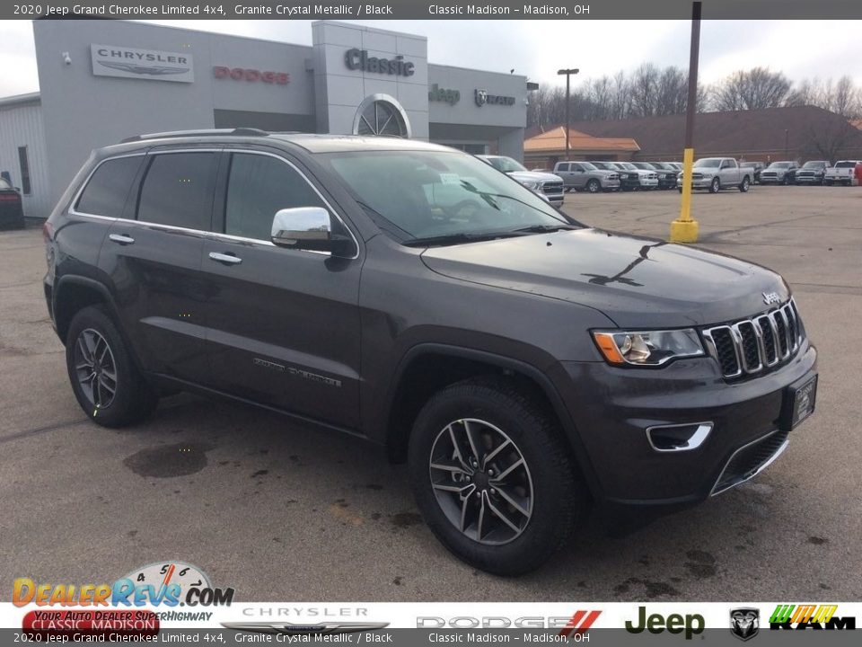 2020 Jeep Grand Cherokee Limited 4x4 Granite Crystal Metallic / Black Photo #1
