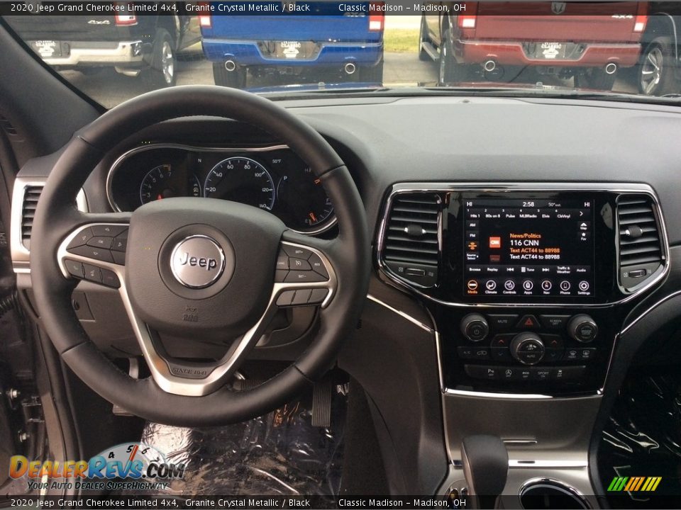 2020 Jeep Grand Cherokee Limited 4x4 Granite Crystal Metallic / Black Photo #3