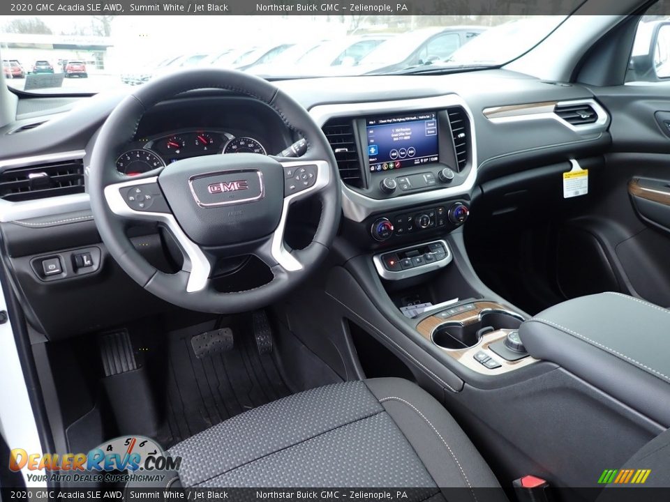 2020 GMC Acadia SLE AWD Summit White / Jet Black Photo #16