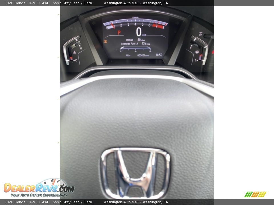 2020 Honda CR-V EX AWD Sonic Gray Pearl / Black Photo #28