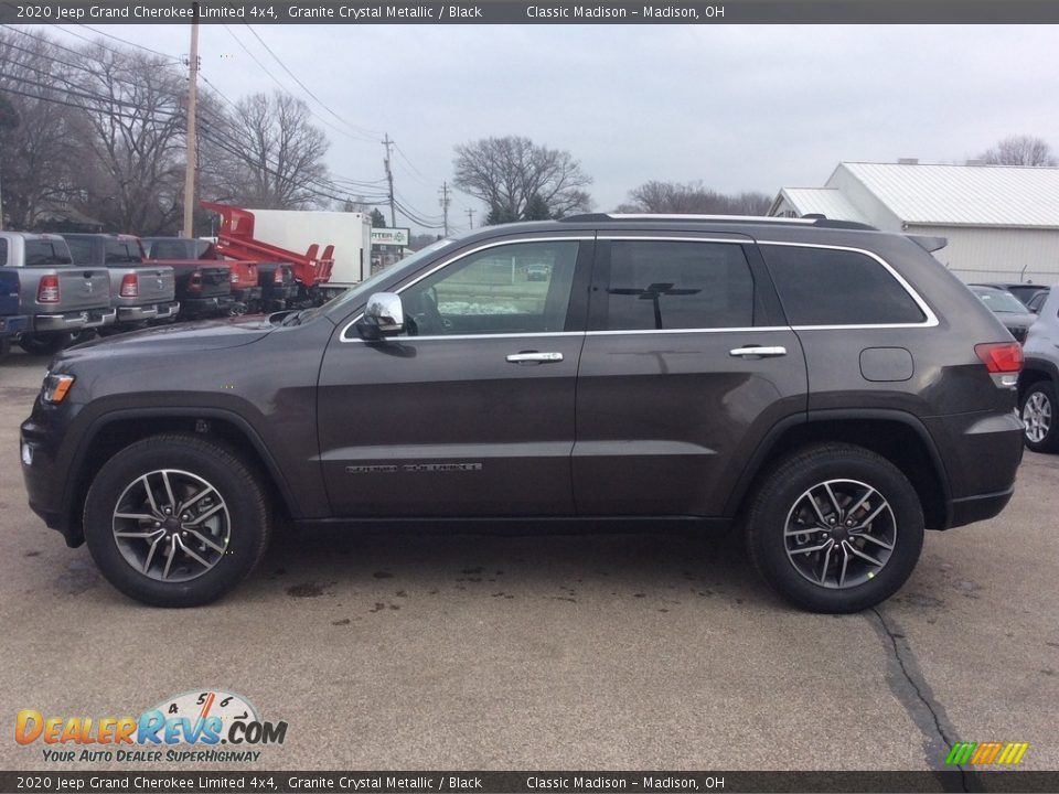 2020 Jeep Grand Cherokee Limited 4x4 Granite Crystal Metallic / Black Photo #6