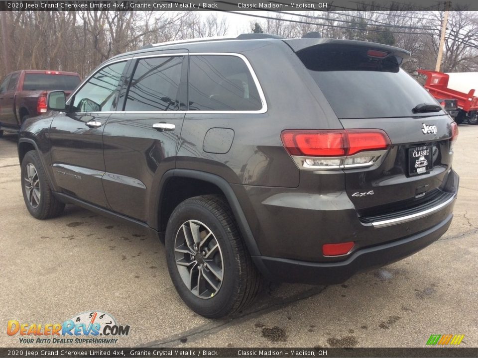 2020 Jeep Grand Cherokee Limited 4x4 Granite Crystal Metallic / Black Photo #7