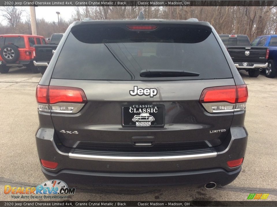 2020 Jeep Grand Cherokee Limited 4x4 Granite Crystal Metallic / Black Photo #8
