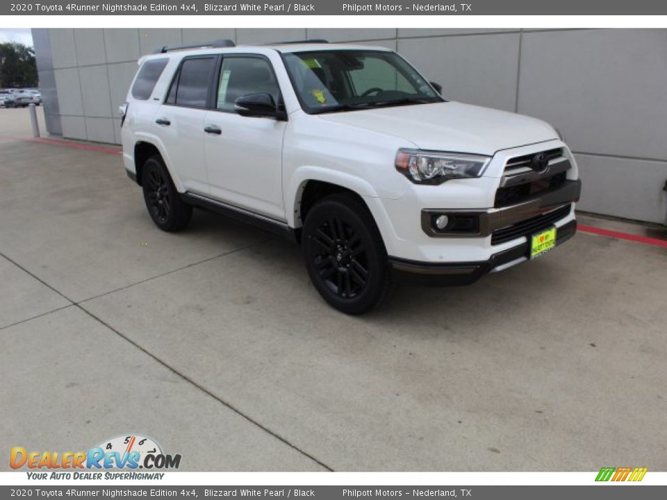 2020 Toyota 4Runner Nightshade Edition 4x4 Blizzard White Pearl / Black Photo #2
