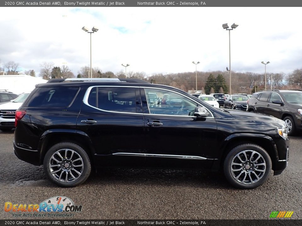 2020 GMC Acadia Denali AWD Ebony Twilight Metallic / Jet Black Photo #4