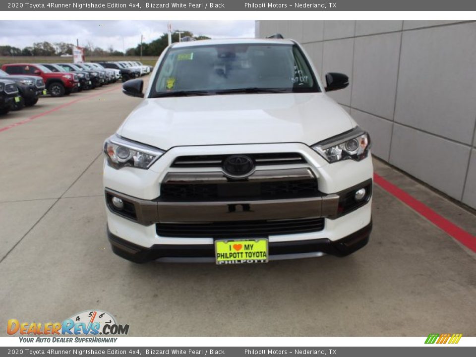 2020 Toyota 4Runner Nightshade Edition 4x4 Blizzard White Pearl / Black Photo #3