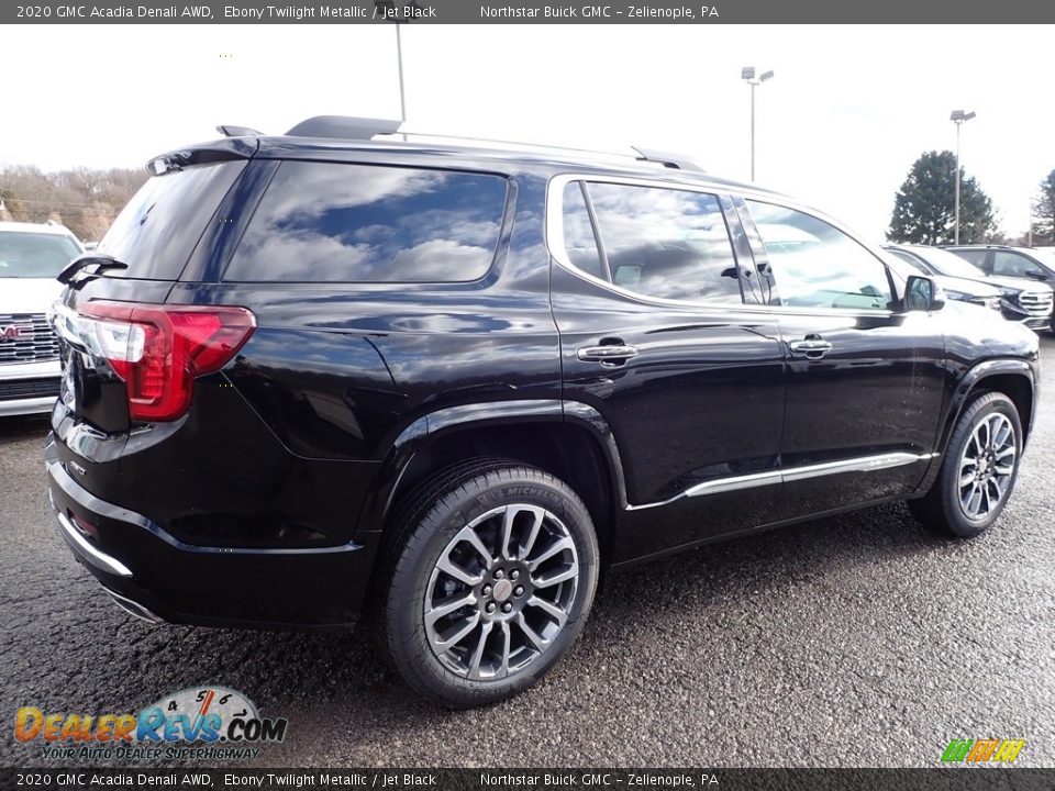 2020 GMC Acadia Denali AWD Ebony Twilight Metallic / Jet Black Photo #5