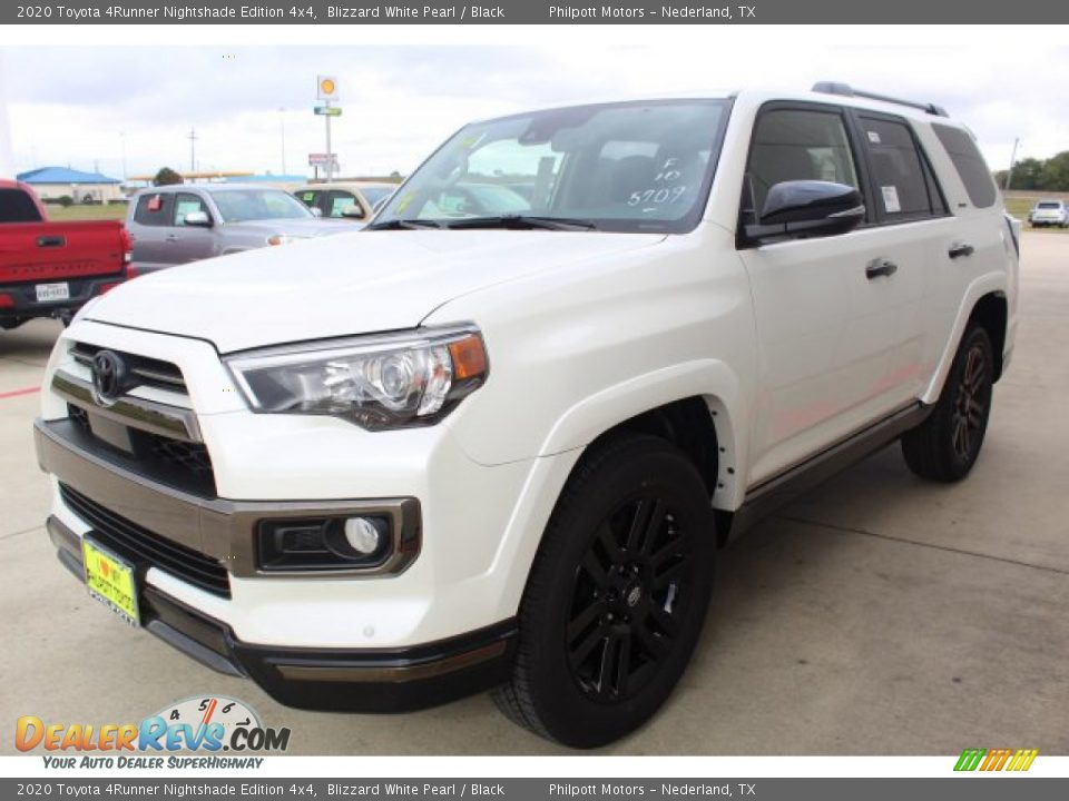 2020 Toyota 4Runner Nightshade Edition 4x4 Blizzard White Pearl / Black Photo #4
