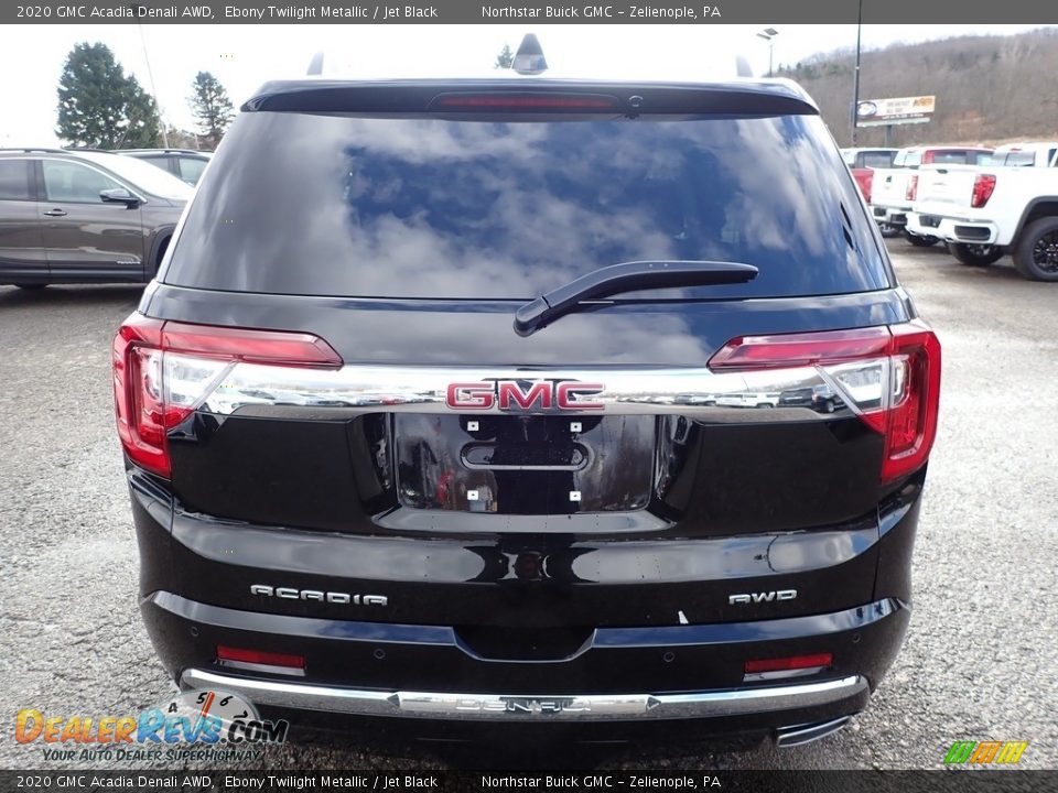 2020 GMC Acadia Denali AWD Ebony Twilight Metallic / Jet Black Photo #6