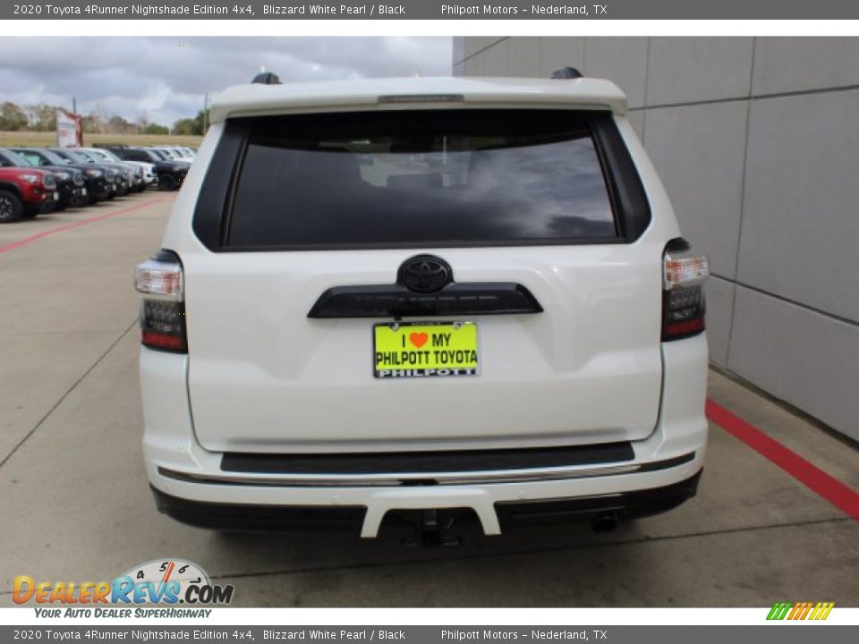 2020 Toyota 4Runner Nightshade Edition 4x4 Blizzard White Pearl / Black Photo #7