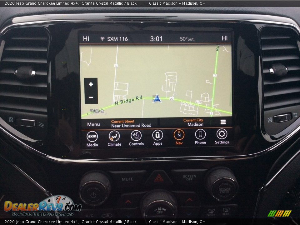 2020 Jeep Grand Cherokee Limited 4x4 Granite Crystal Metallic / Black Photo #16