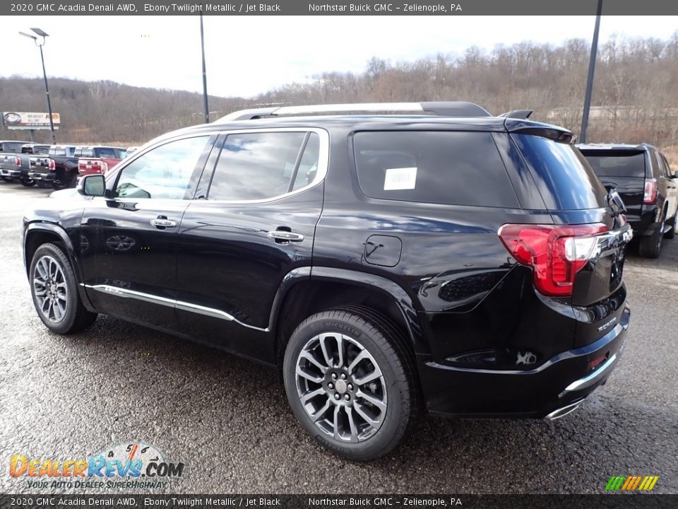 2020 GMC Acadia Denali AWD Ebony Twilight Metallic / Jet Black Photo #8