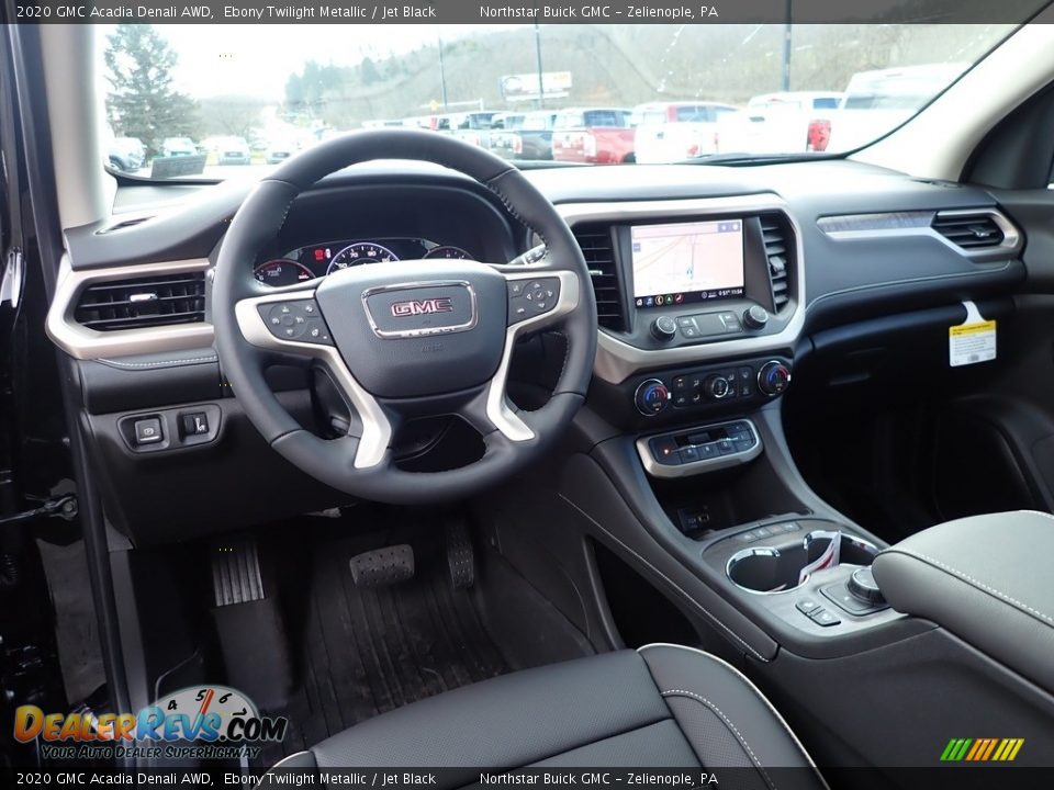 Jet Black Interior - 2020 GMC Acadia Denali AWD Photo #14