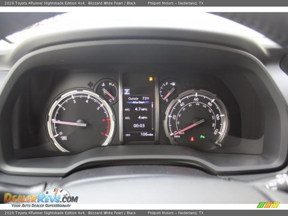 2020 Toyota 4Runner Nightshade Edition 4x4 Blizzard White Pearl / Black Photo #16