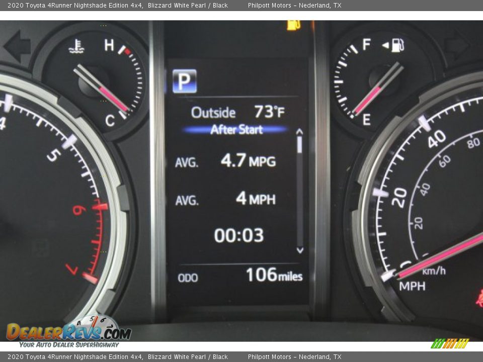 2020 Toyota 4Runner Nightshade Edition 4x4 Blizzard White Pearl / Black Photo #17