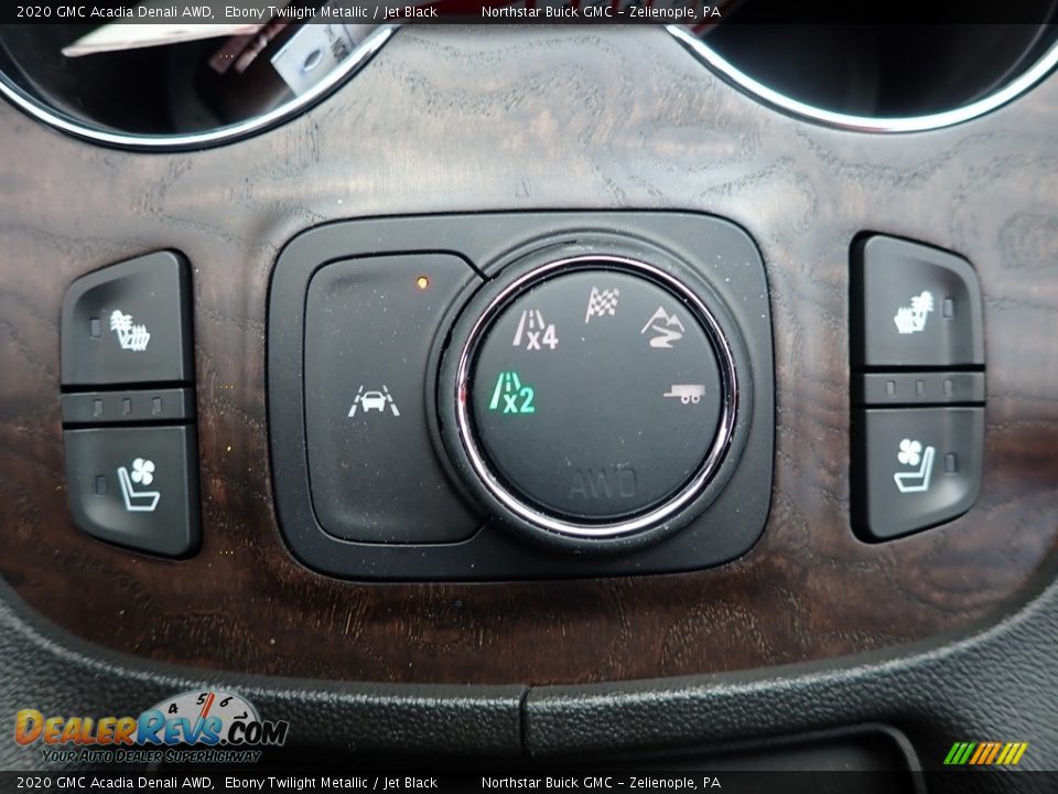 Controls of 2020 GMC Acadia Denali AWD Photo #17