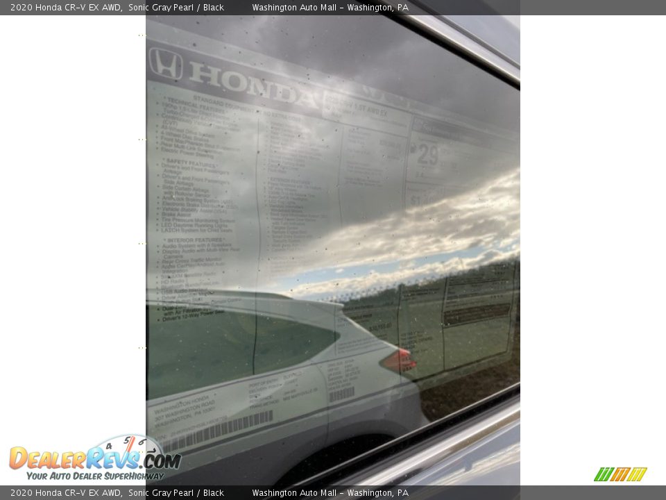 2020 Honda CR-V EX AWD Sonic Gray Pearl / Black Photo #15