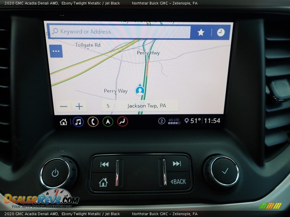 Navigation of 2020 GMC Acadia Denali AWD Photo #18